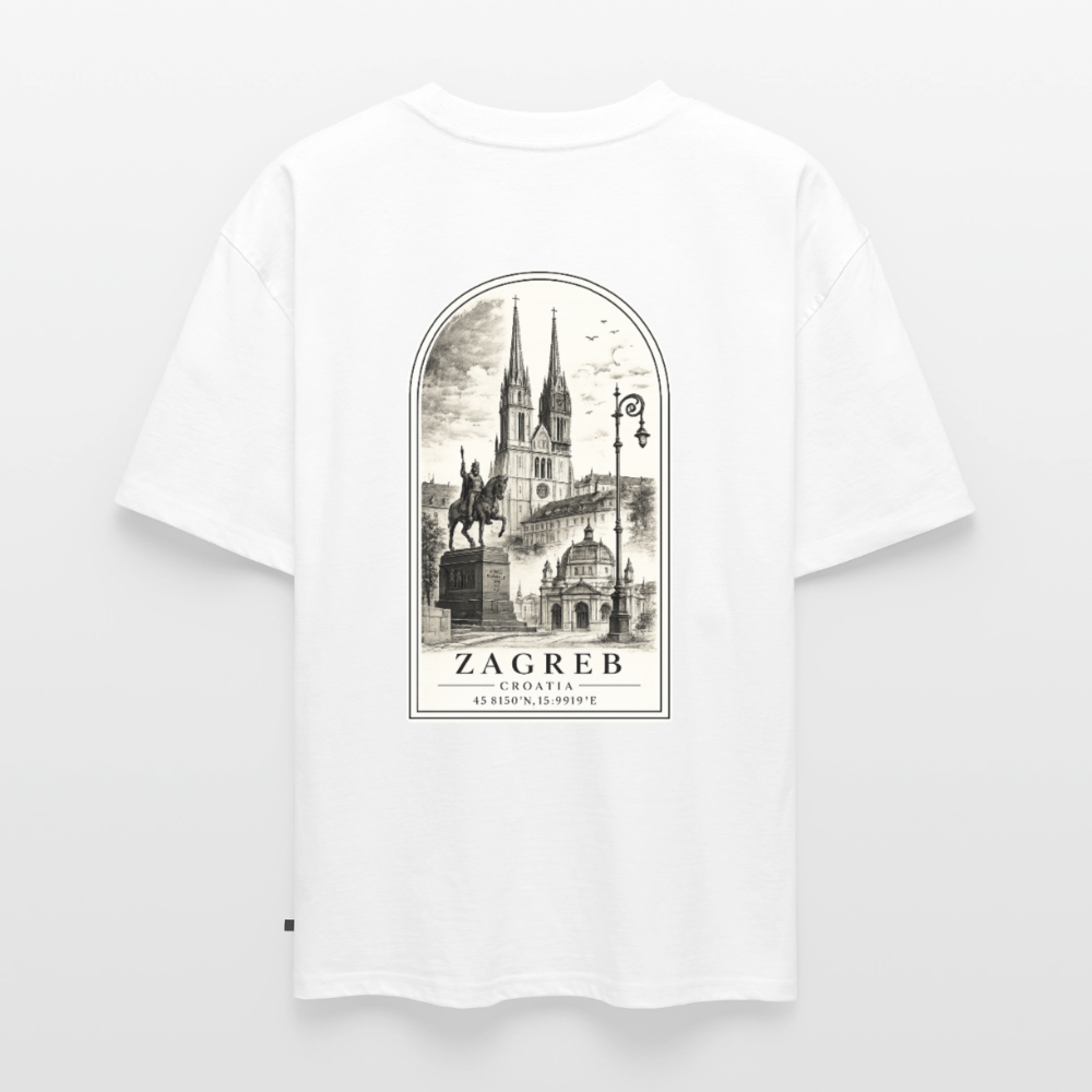 Adria Club - Zagreb Oversized Tee - white