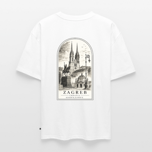 Adria Club - Zagreb Oversized Tee - white