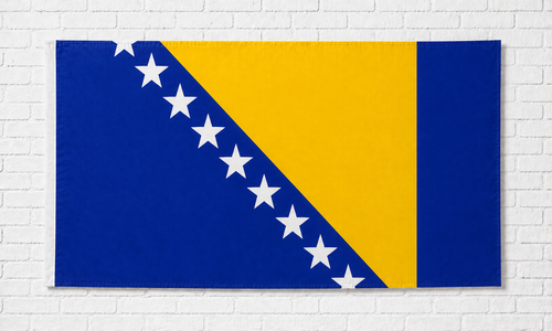 Personalisierte Flagge - Bosnien & Herzegowina