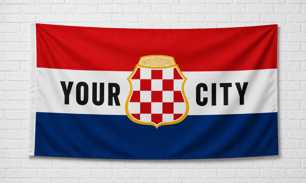 Personalisierte Flagge - Herceg-Bosna