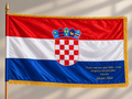 Kroatische Hochzeitsflagge mit oder ohne Wunschtext