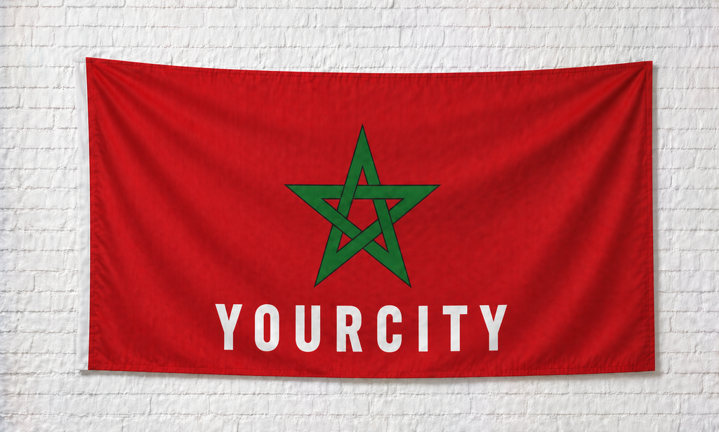 Personalized flag - Morocco