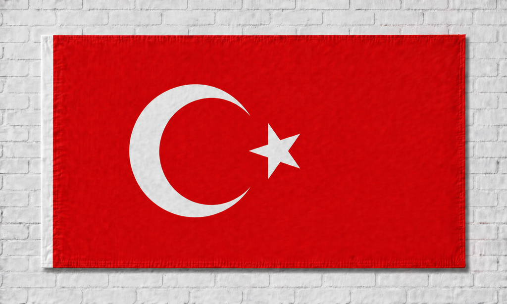 Personalisierte Flagge - Türkei